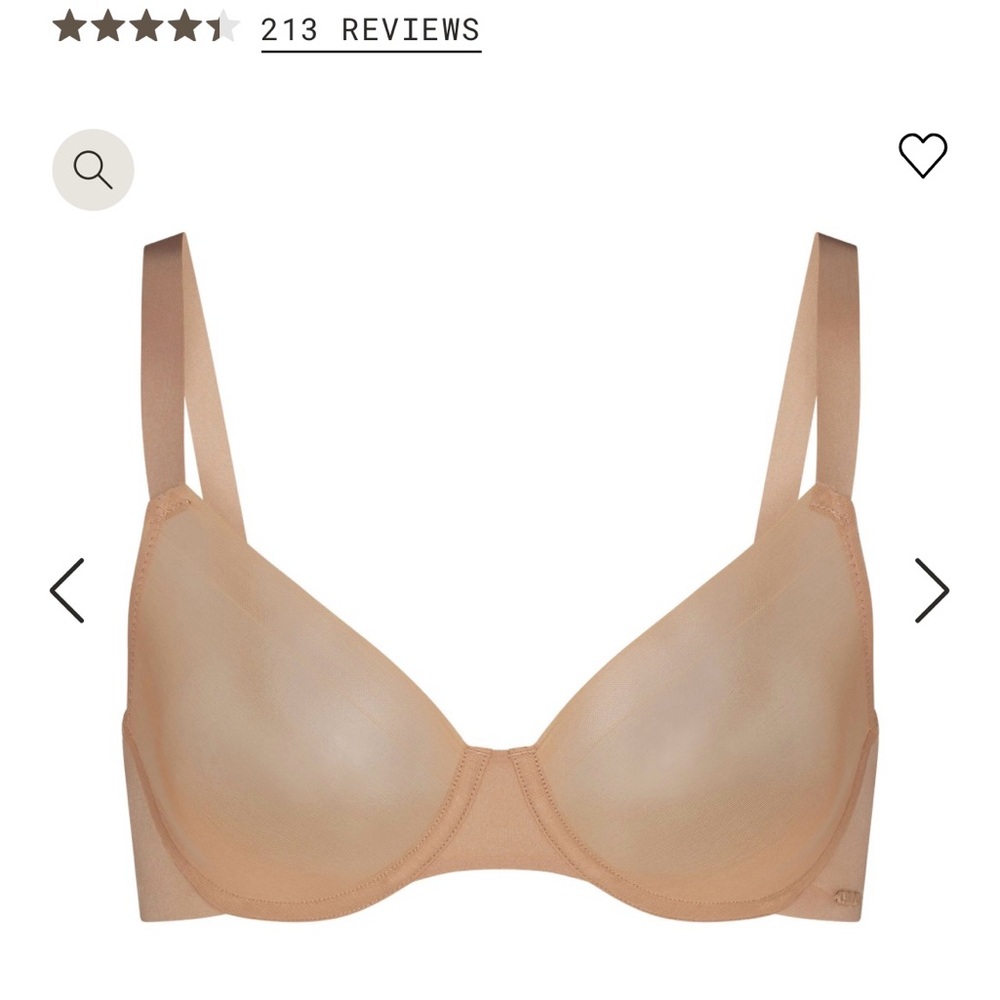 NWT SKIMS Unlined Demi Bra - 34DD